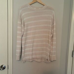 Abercrombie & Fitch Cream Long Sleeve Tee
